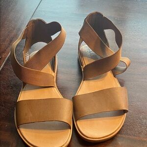 Sorel Tan Strappy Sandals